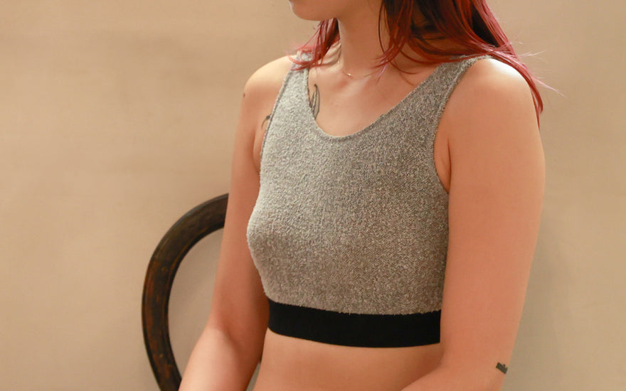 Pile sports & night bra